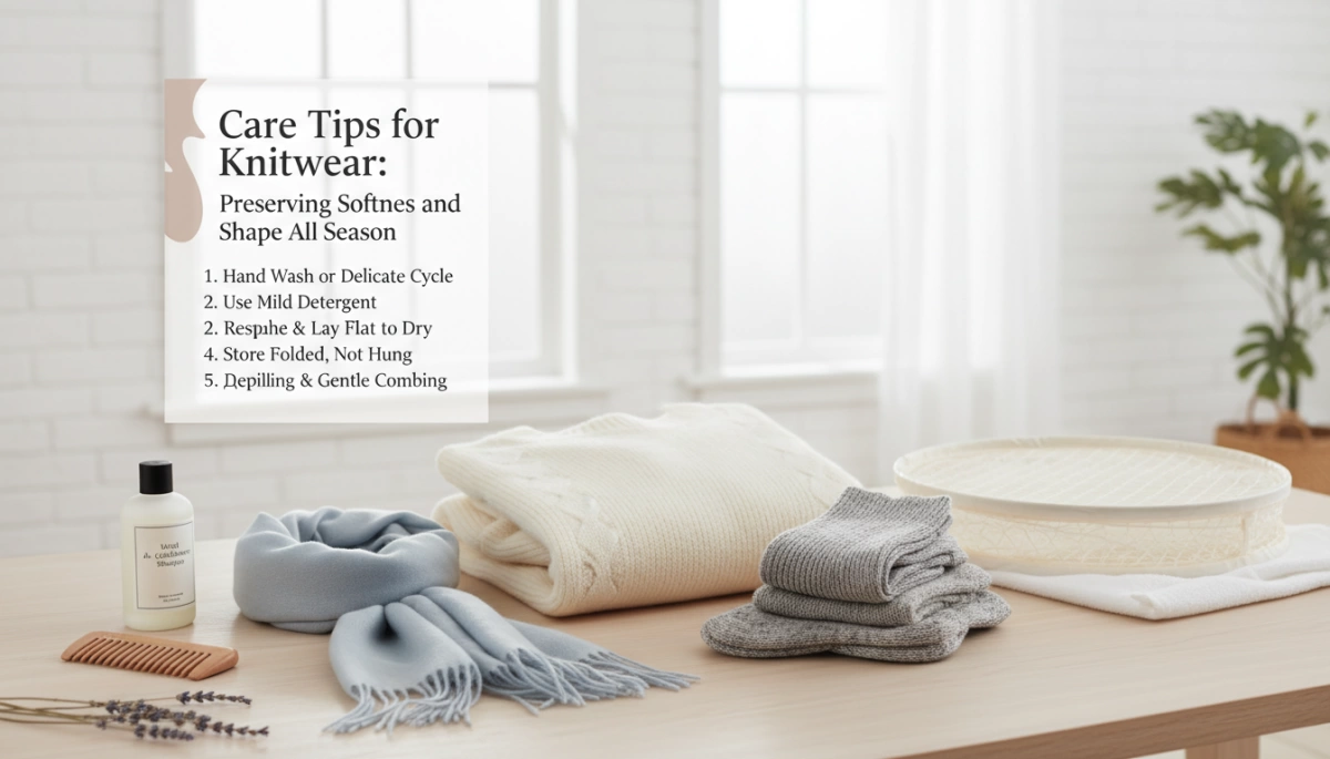 Knitwear Care Tips to Preserve Softness and Shape All Season