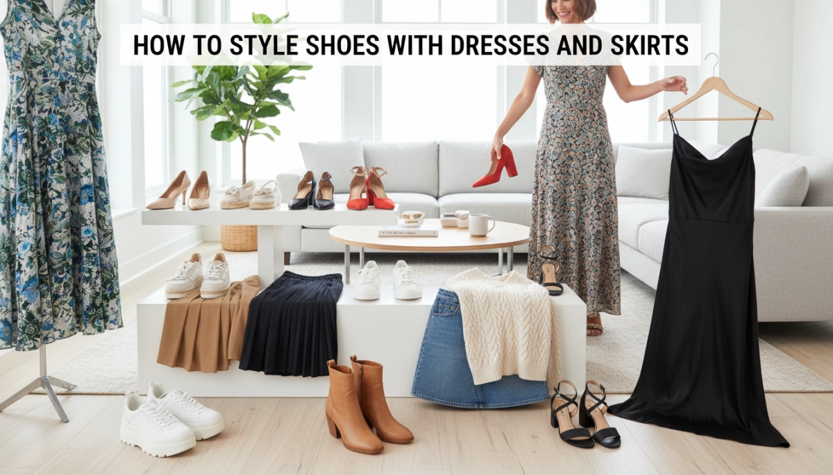 How to Style Shoes with Dresses and Skirts for Every Hemline